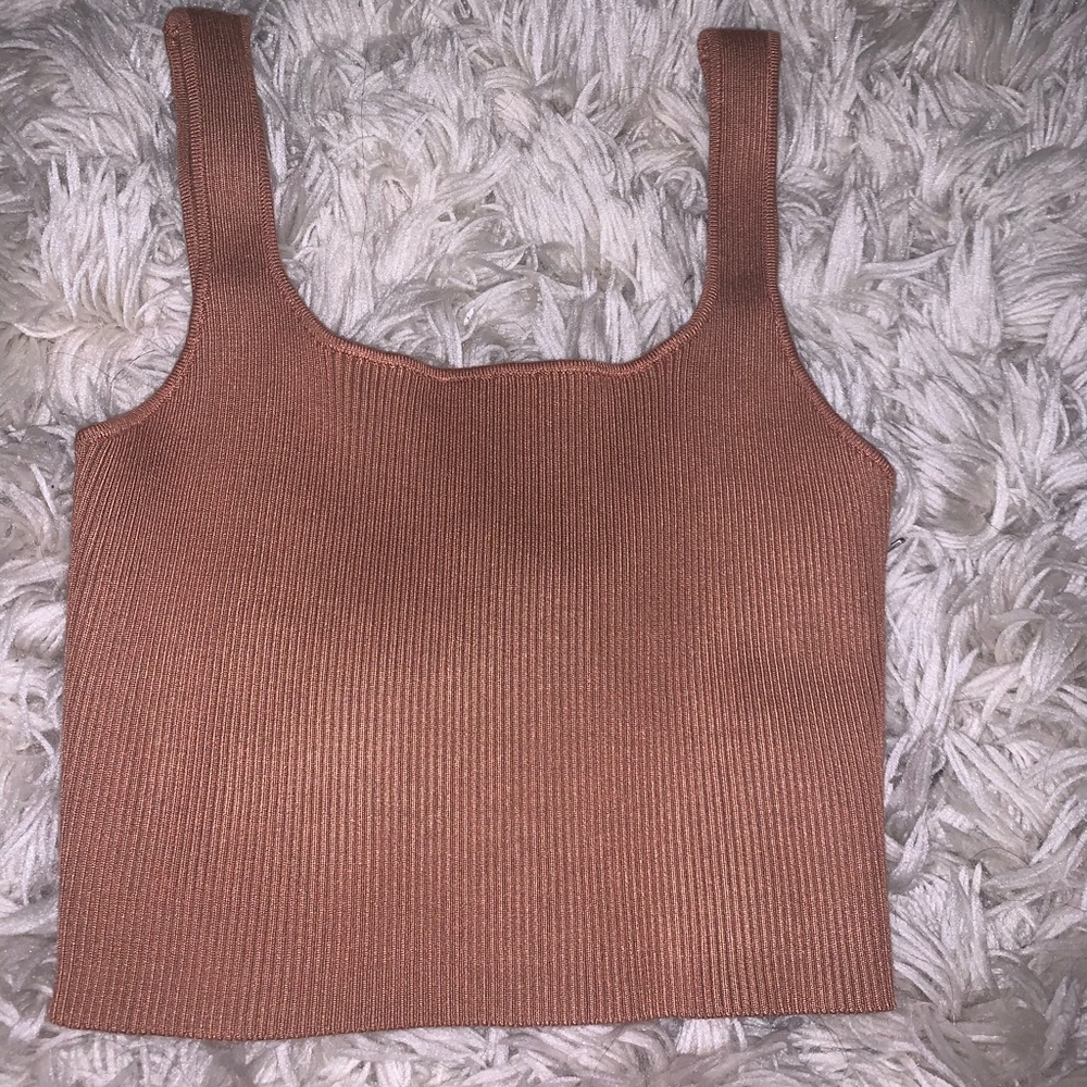 Ribbed crop top